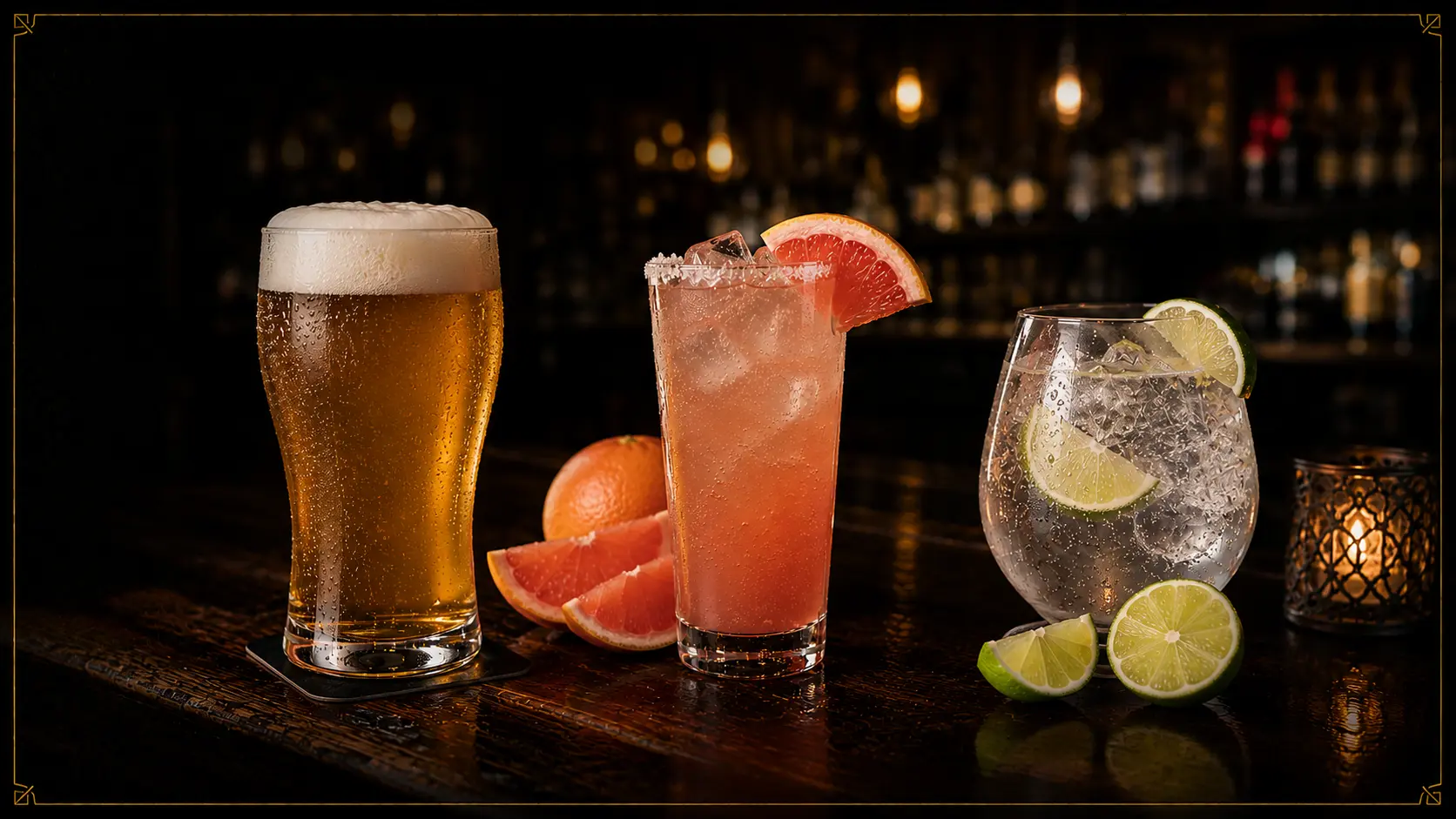 Beer and drinks at The Jolly Roger Pub